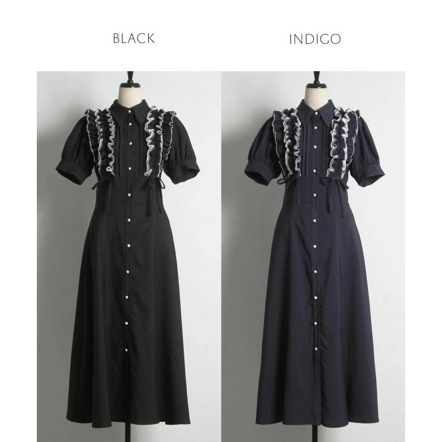 tocco closet（トッコ クローゼット） フリル＆リボン付きバックレース