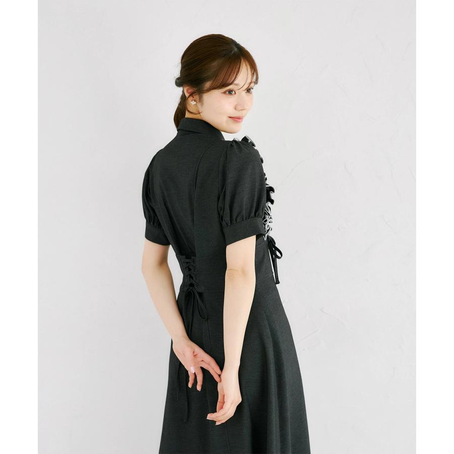 tocco closet（トッコ クローゼット） フリル＆リボン付きバックレース