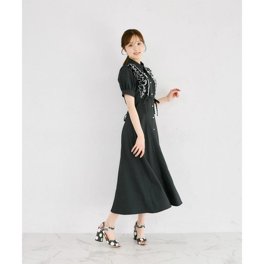 tocco closet（トッコ クローゼット） フリル＆リボン付きバックレース