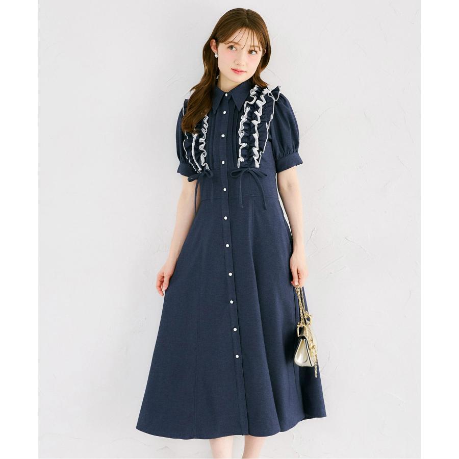 tocco closet（トッコ クローゼット） フリル＆リボン付きバックレース