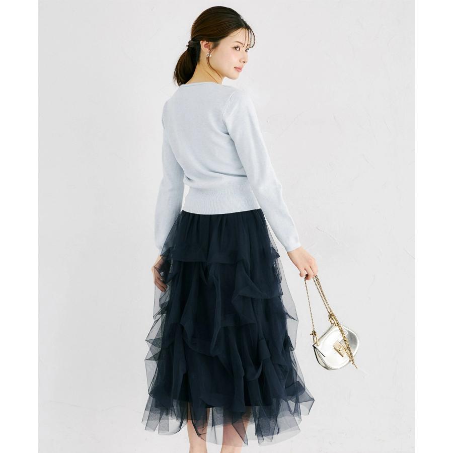 tocco closet（トッコ クローゼット） チュールタックバルーンスカート
