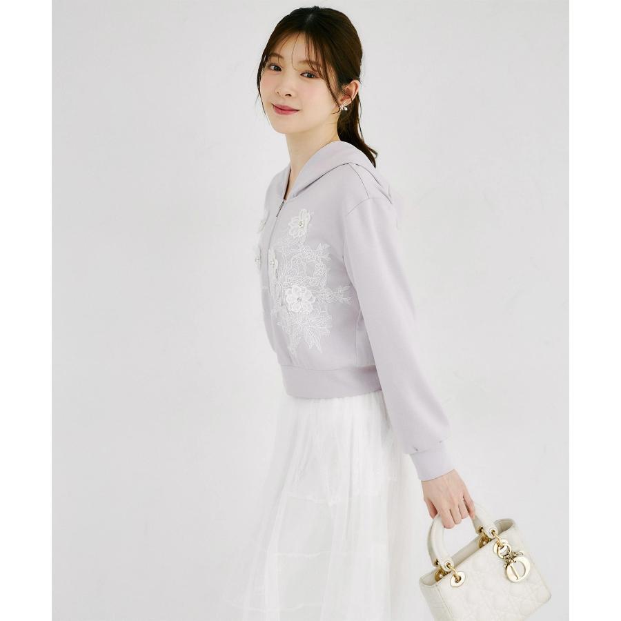 tocco closet（トッコ クローゼット） パールビジュー立体フラワー