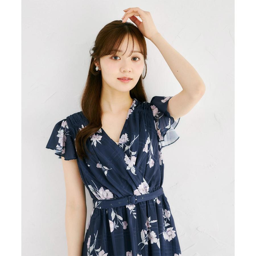 tocco closet（トッコ クローゼット） ベルト付きシアーチェック