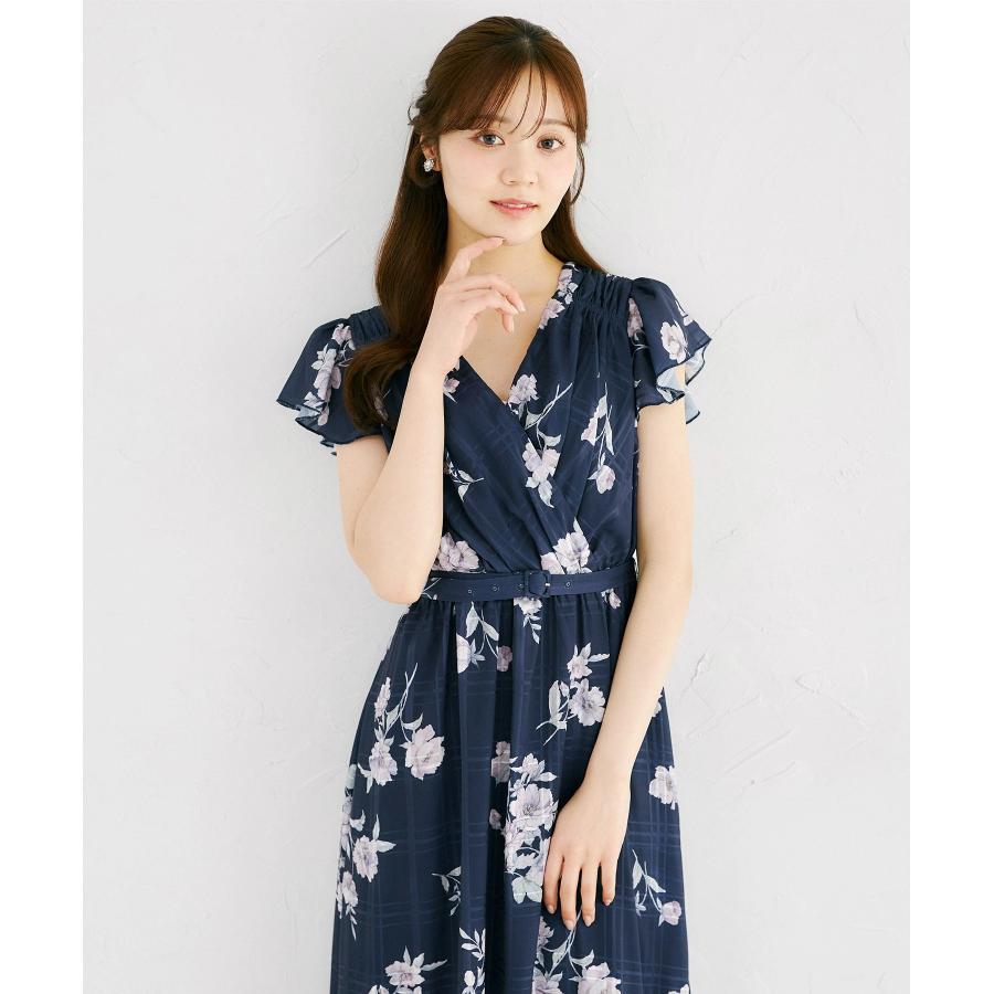 tocco closet（トッコ クローゼット） ベルト付きシアーチェック