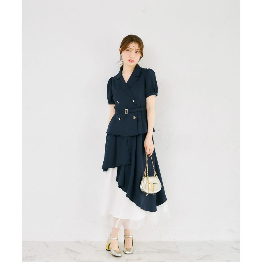 tocco closet（トッコ クローゼット） ベルト付きセットアップ風