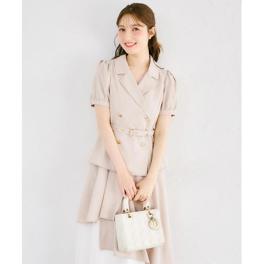 tocco closet（トッコ クローゼット） ベルト付きセットアップ風