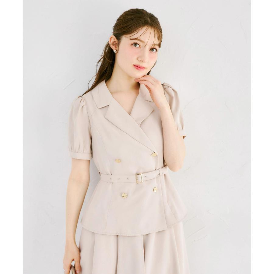 tocco closet（トッコ クローゼット） ベルト付きセットアップ風