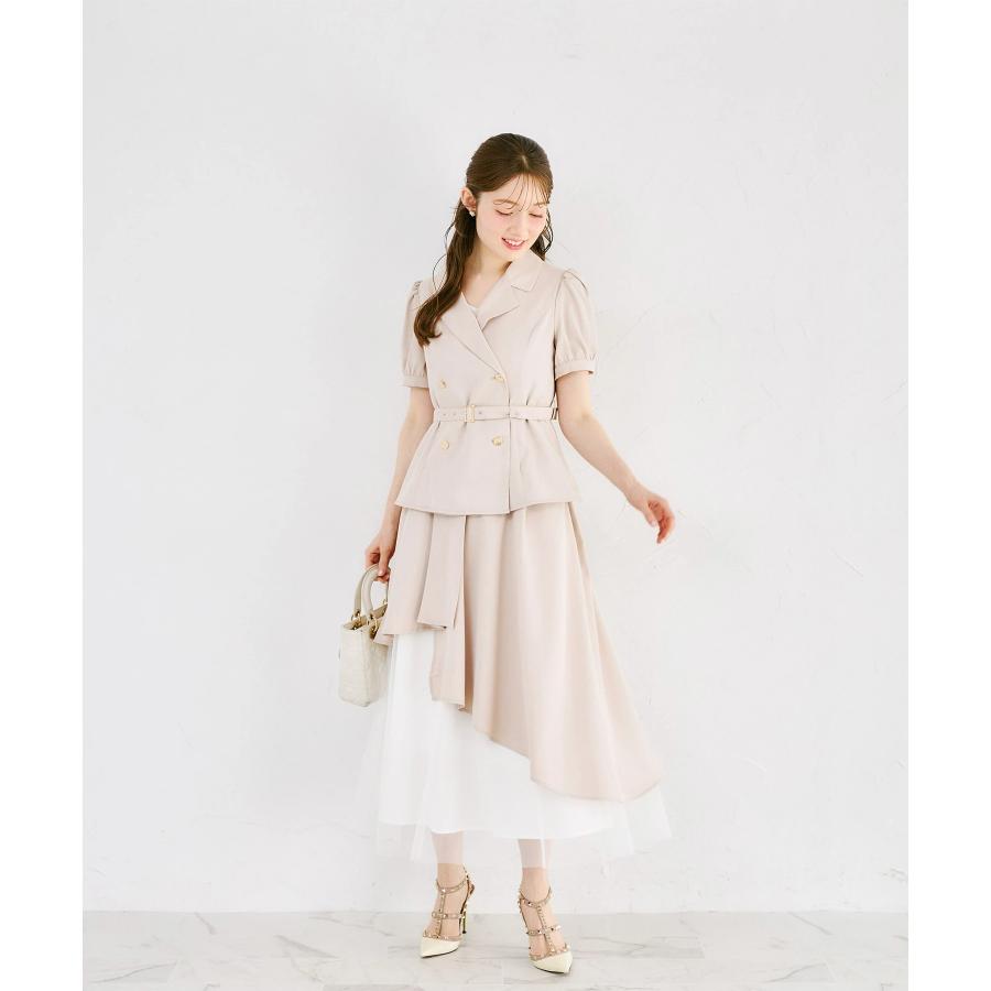 tocco closet（トッコ クローゼット） ベルト付きセットアップ風