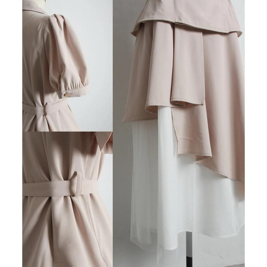 tocco closet（トッコ クローゼット） ベルト付きセットアップ風