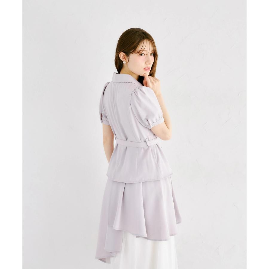 tocco closet（トッコ クローゼット） ベルト付きセットアップ風