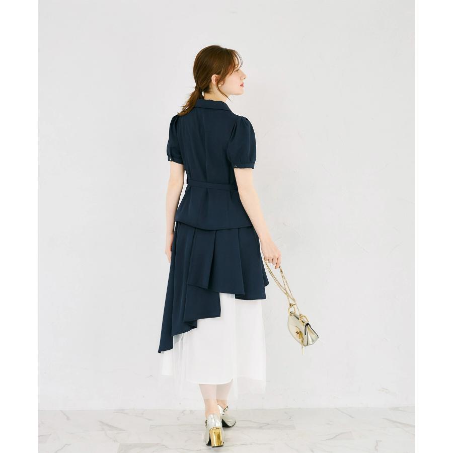 tocco closet（トッコ クローゼット） ベルト付きセットアップ風
