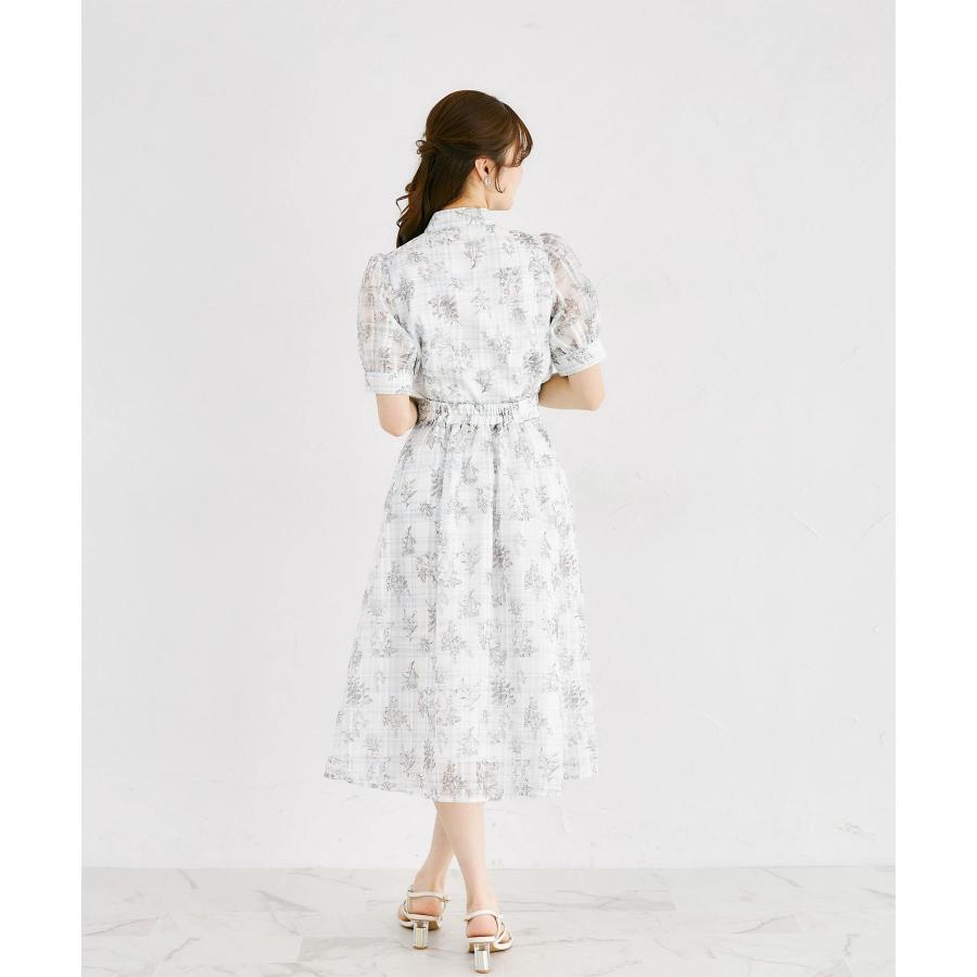 tocco closet（トッコ クローゼット） シアーチェック×フラワー