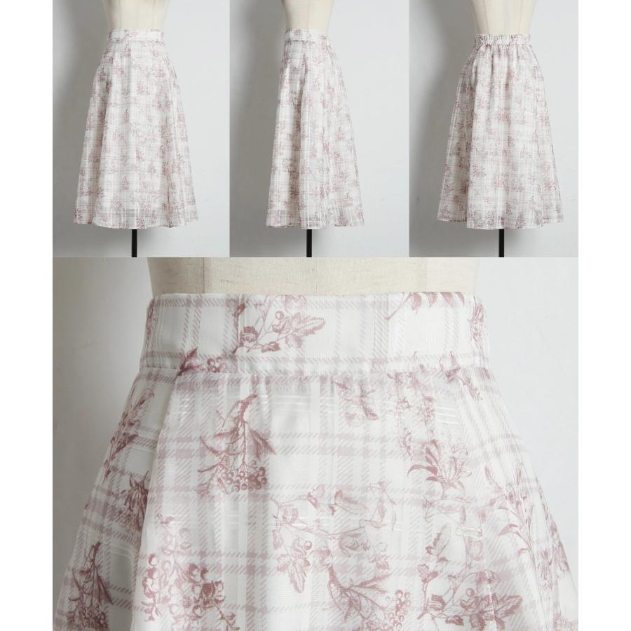 tocco closet（トッコ クローゼット） シアーチェック×フラワー