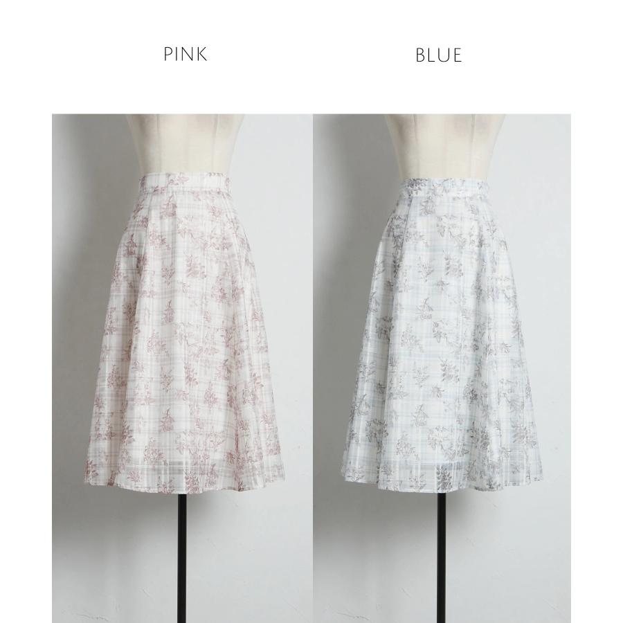 tocco closet（トッコ クローゼット） シアーチェック×フラワー