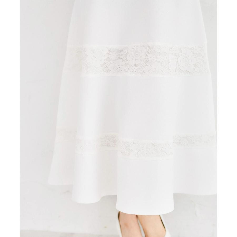tocco closet（トッコ クローゼット） 配色ボウタイリボン付きレース