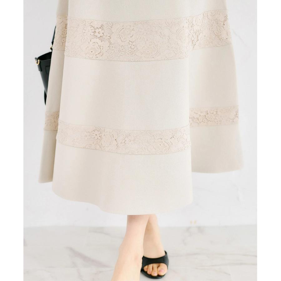 tocco closet（トッコ クローゼット） 配色ボウタイリボン付きレース