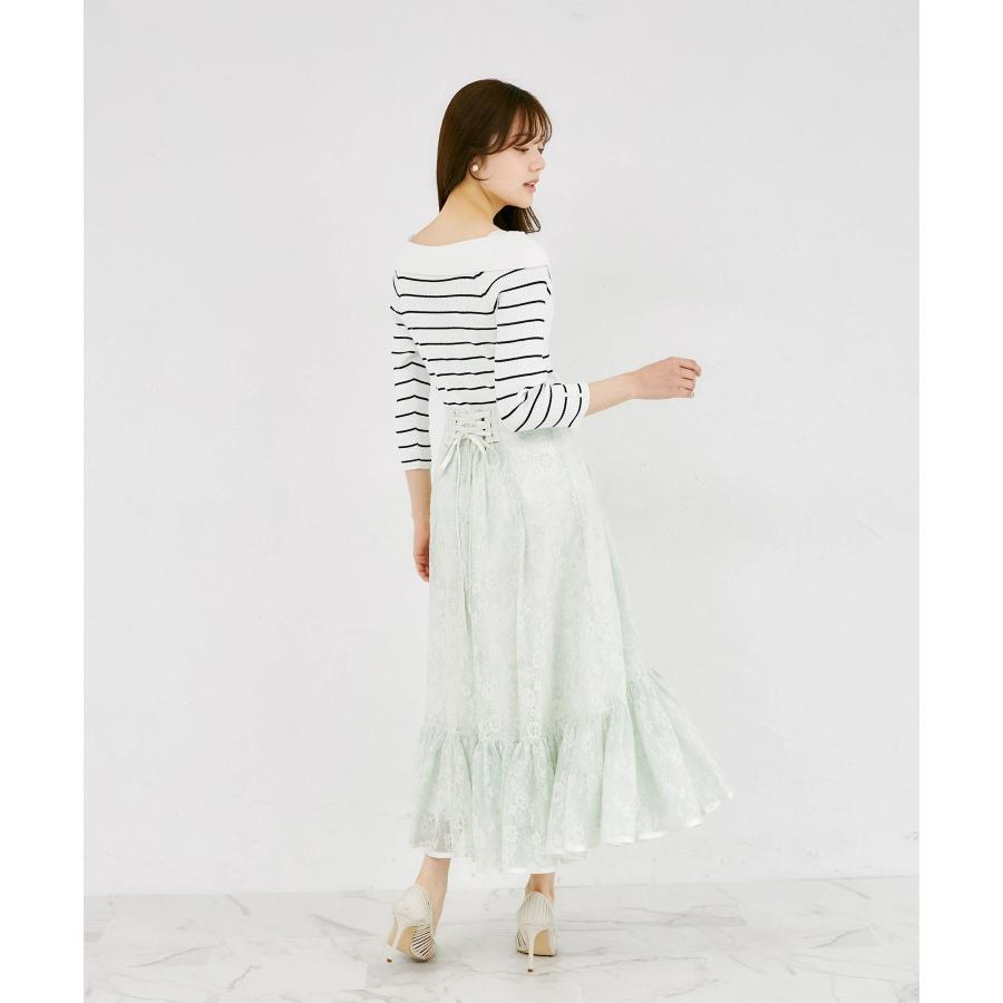 tocco closet（トッコ クローゼット） バックレースアップフラワー