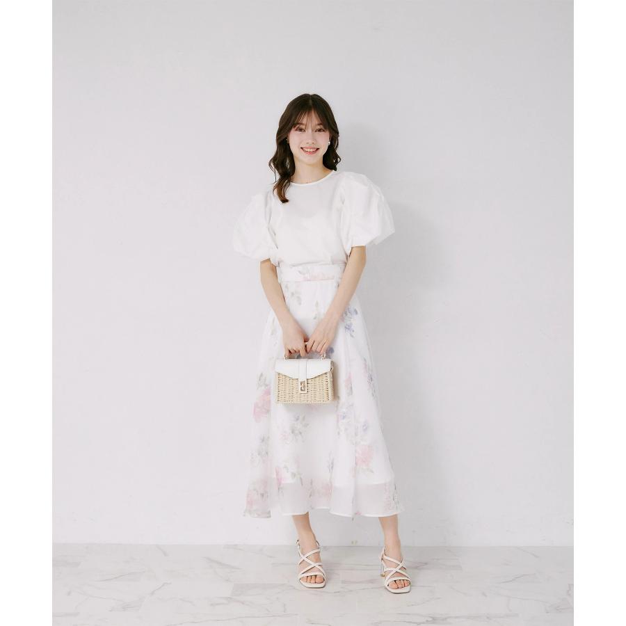 tocco closet（トッコ クローゼット） パール付きタックボリュームスリーブブラウス : tocco closet - 通販 ...