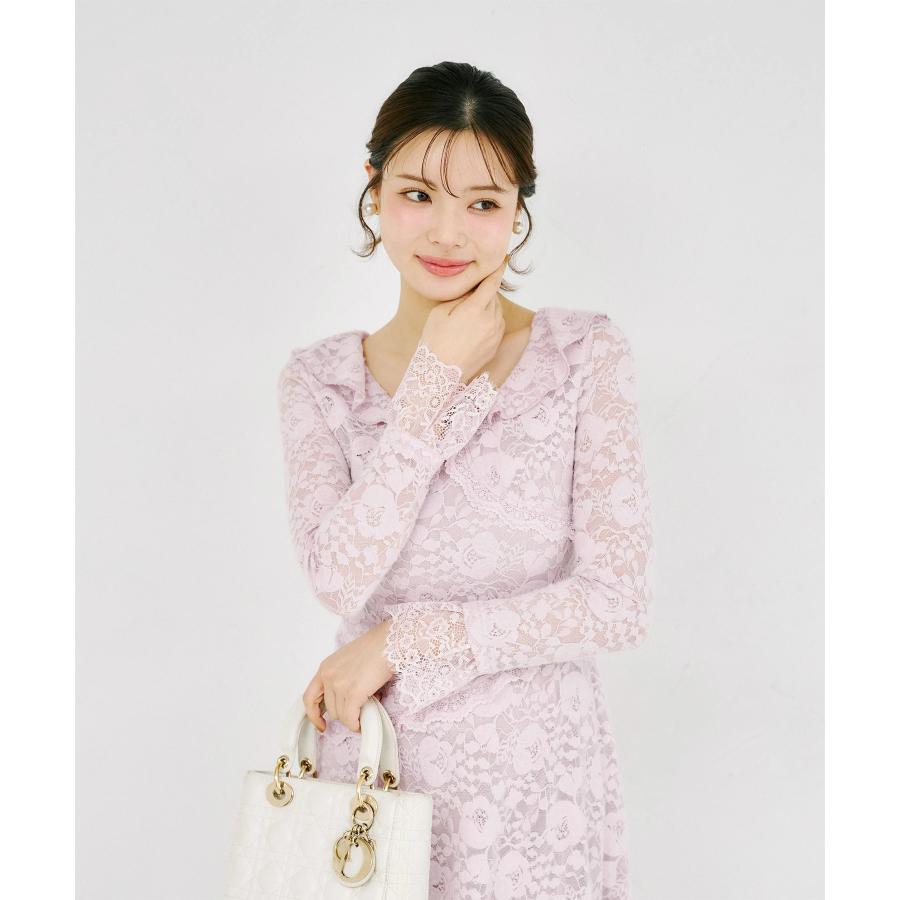 tocco closet（トッコ クローゼット） フラワーレースラッフルフリルワンピース : tocco closet - 通販 ...