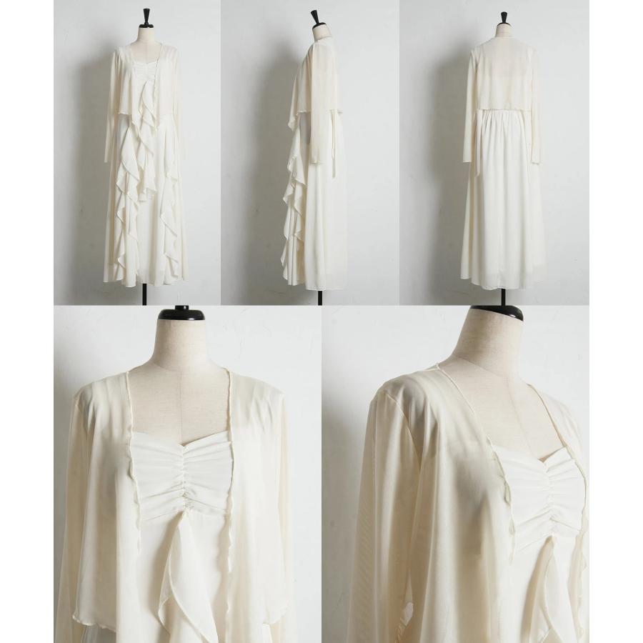tocco closet（トッコ クローゼット） チュールボレロ×肩リボン