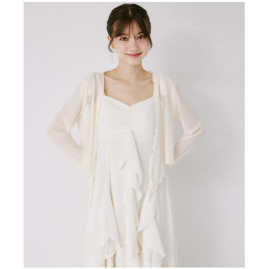 tocco closet（トッコ クローゼット） チュールボレロ×肩リボン