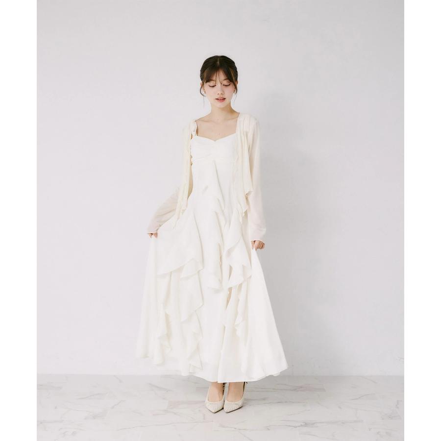 tocco closet（トッコ クローゼット） チュールボレロ×肩リボン