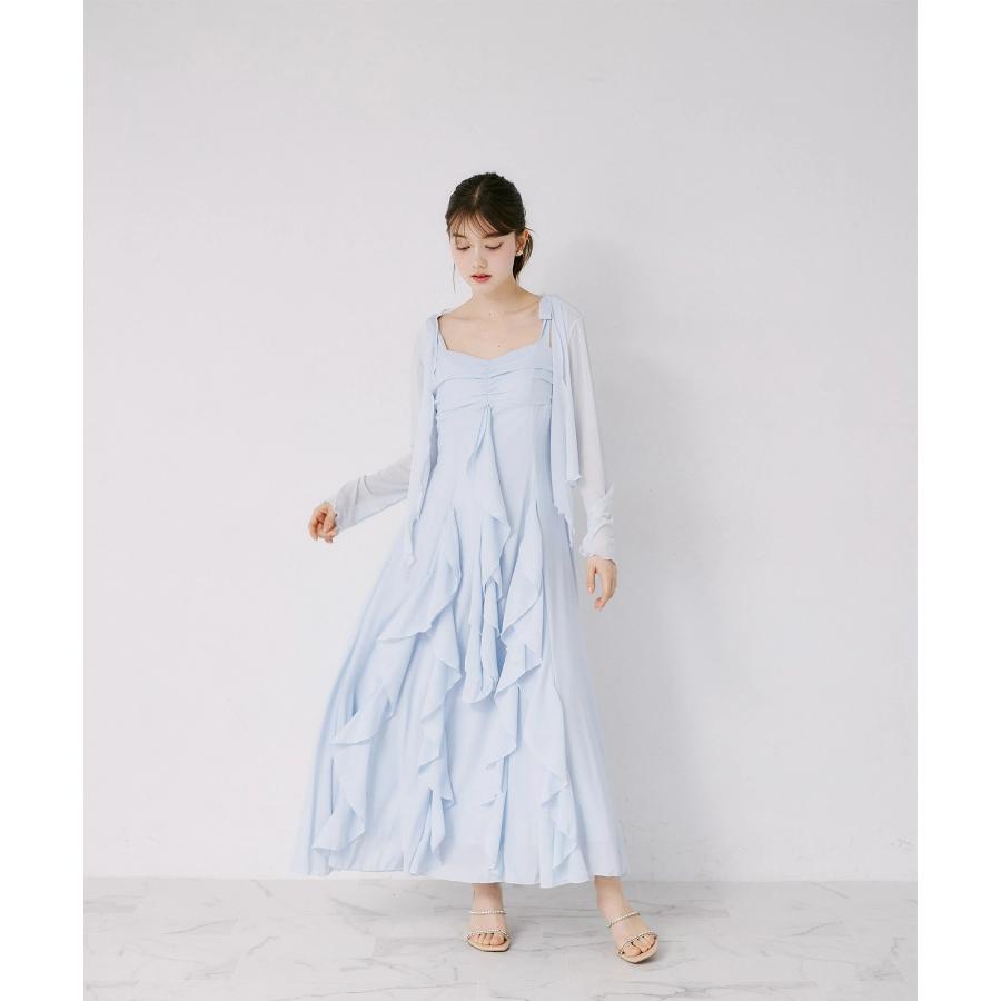 tocco closet（トッコ クローゼット） チュールボレロ×肩リボン