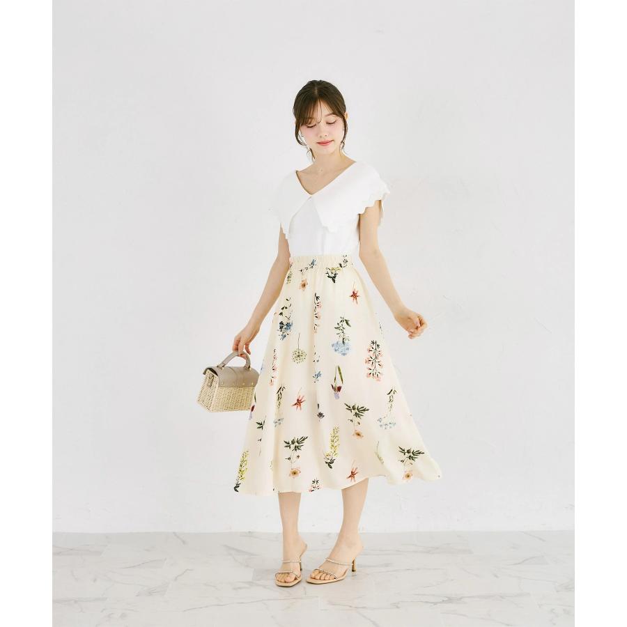 tocco closet（トッコ クローゼット） ボタニカルフラワープリント