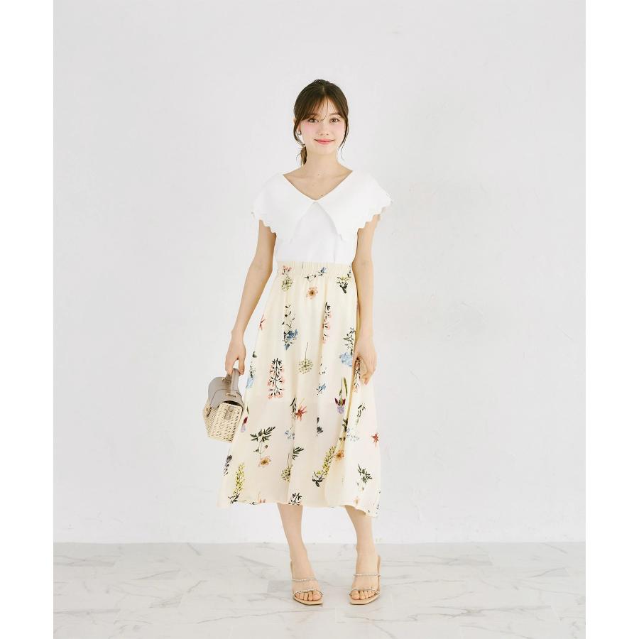 tocco closet（トッコ クローゼット） ボタニカルフラワープリント