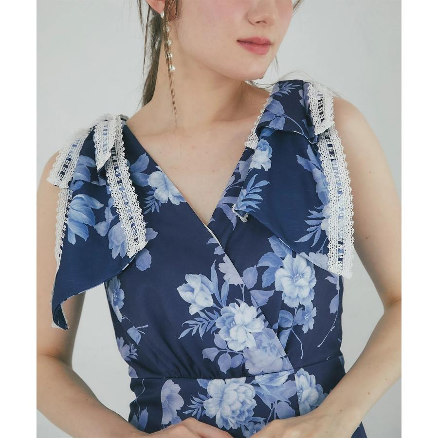 TOCCO 肩リボン付きカシュクールワンピース tocco closet（トッコ クローゼット） 5秒で仕上がる夏の主役服♪肩