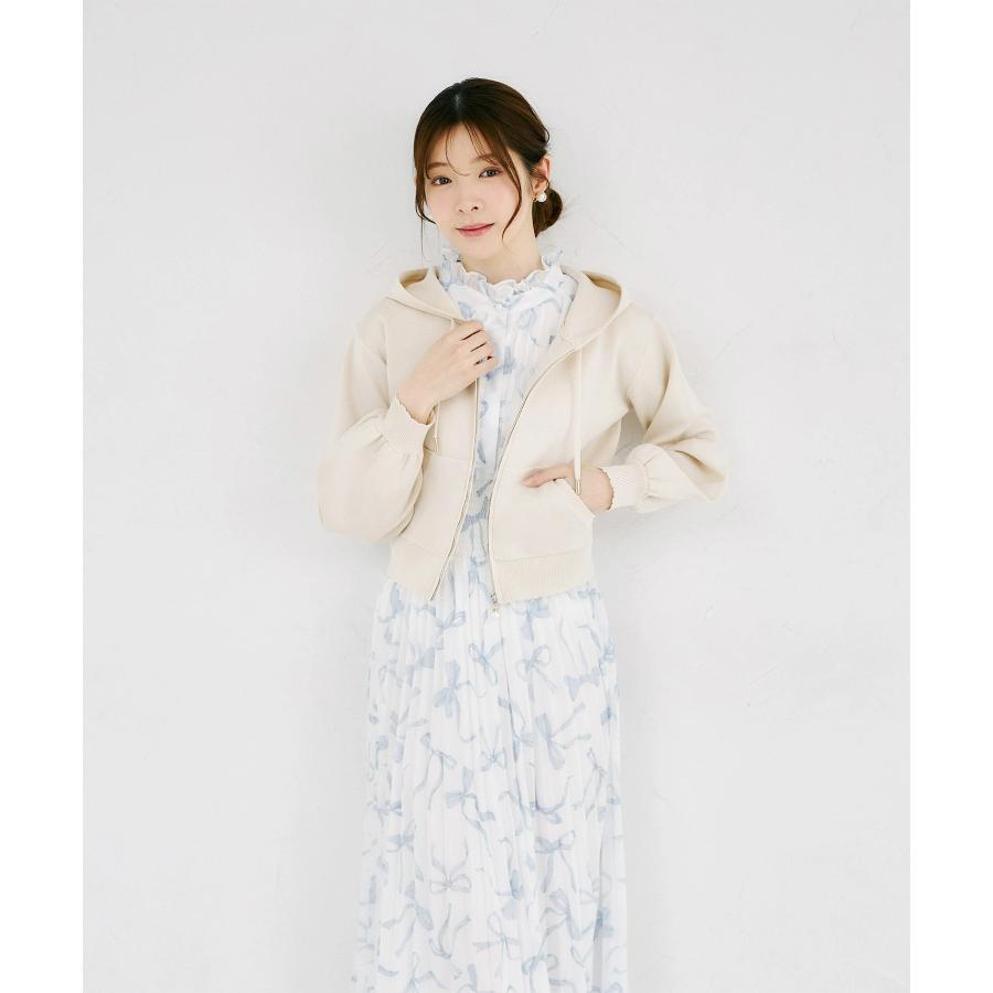 tocco closet（トッコ クローゼット） パールファスナー付きスカラップ