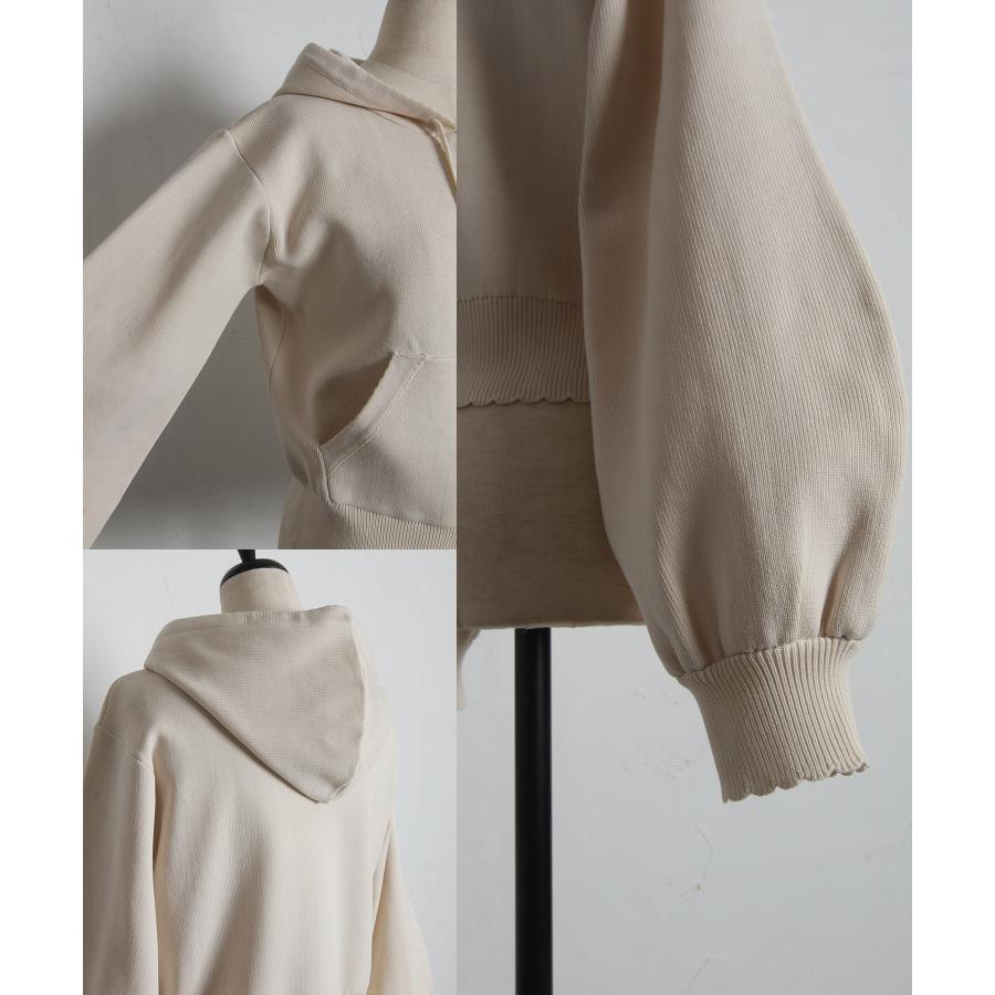 tocco closet（トッコ クローゼット） パールファスナー付きスカラップ