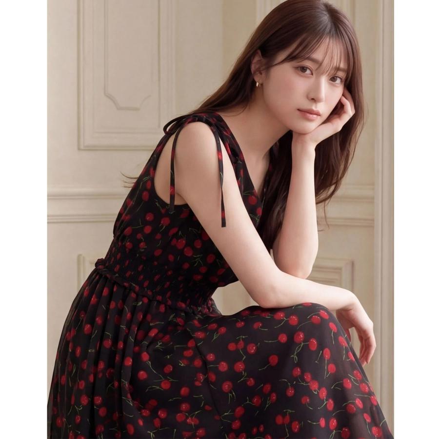 tocco closet（トッコ クローゼット） 肩ドロストリボン付きウエスト