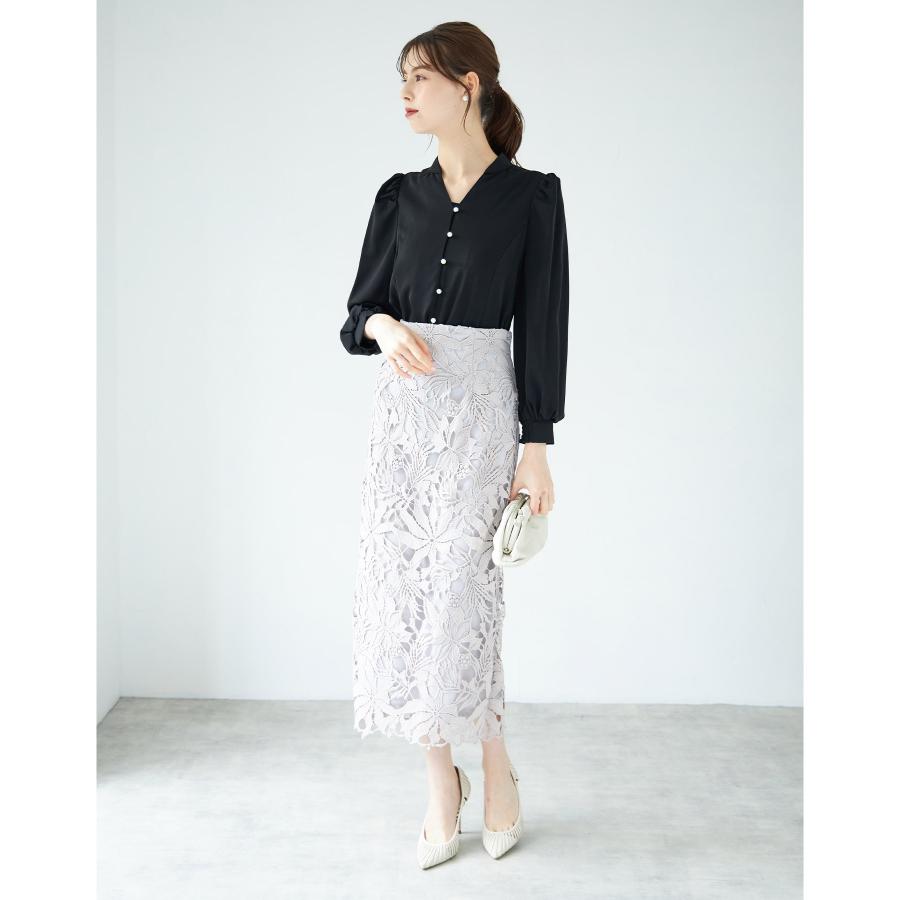 tocco closet（トッコ クローゼット） パール釦スタンドスキッパー