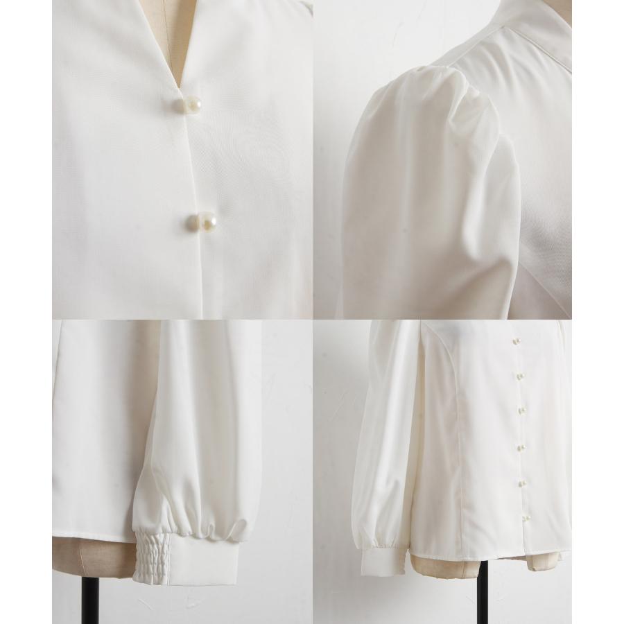 tocco closet（トッコ クローゼット） パール釦スタンドスキッパー