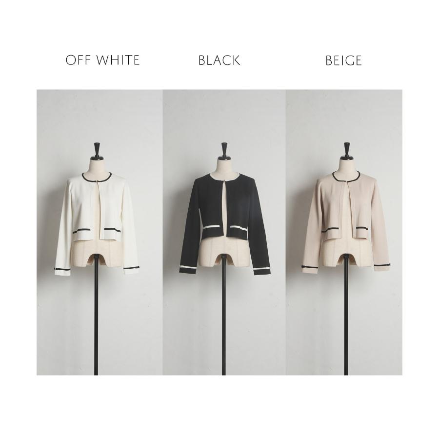 tocco closet（トッコ クローゼット） プチリボン＆ビジュー付き配色