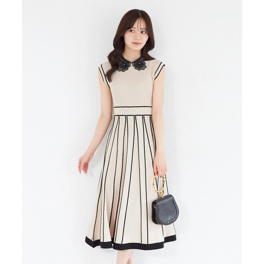 tocco closet（トッコ クローゼット） 2WAYフラワーレース襟付き