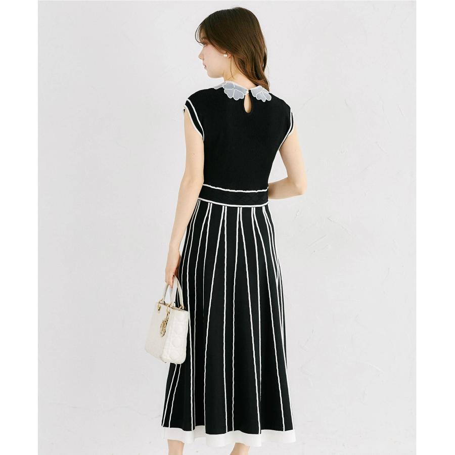 tocco closet（トッコ クローゼット） 2WAYフラワーレース襟付き