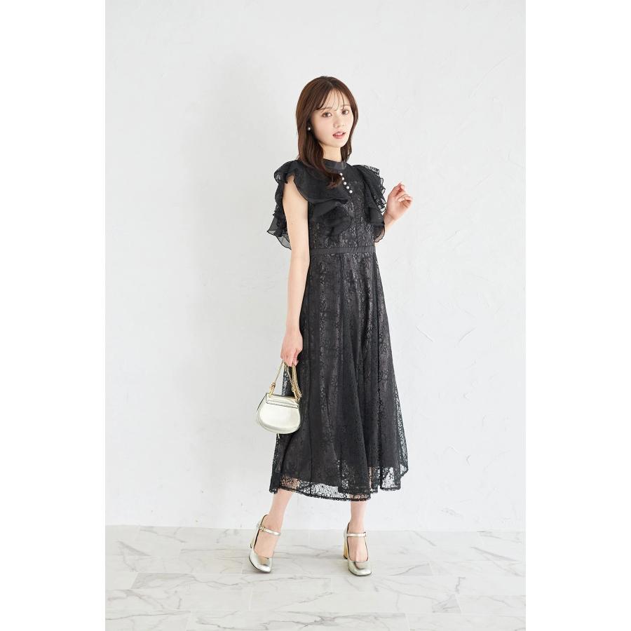 tocco closet（トッコ クローゼット） ウエストリボン付きパール装飾