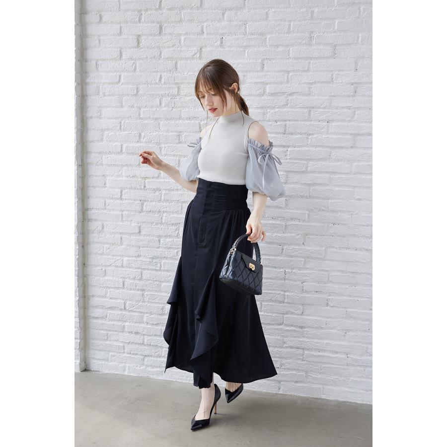 tocco closet（トッコ クローゼット） バックレースアップラッフル