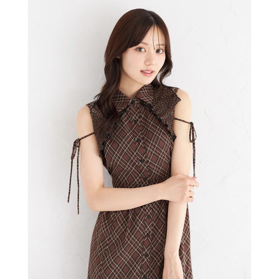 tocco closet（トッコ クローゼット） リボン付きプリーツフリル