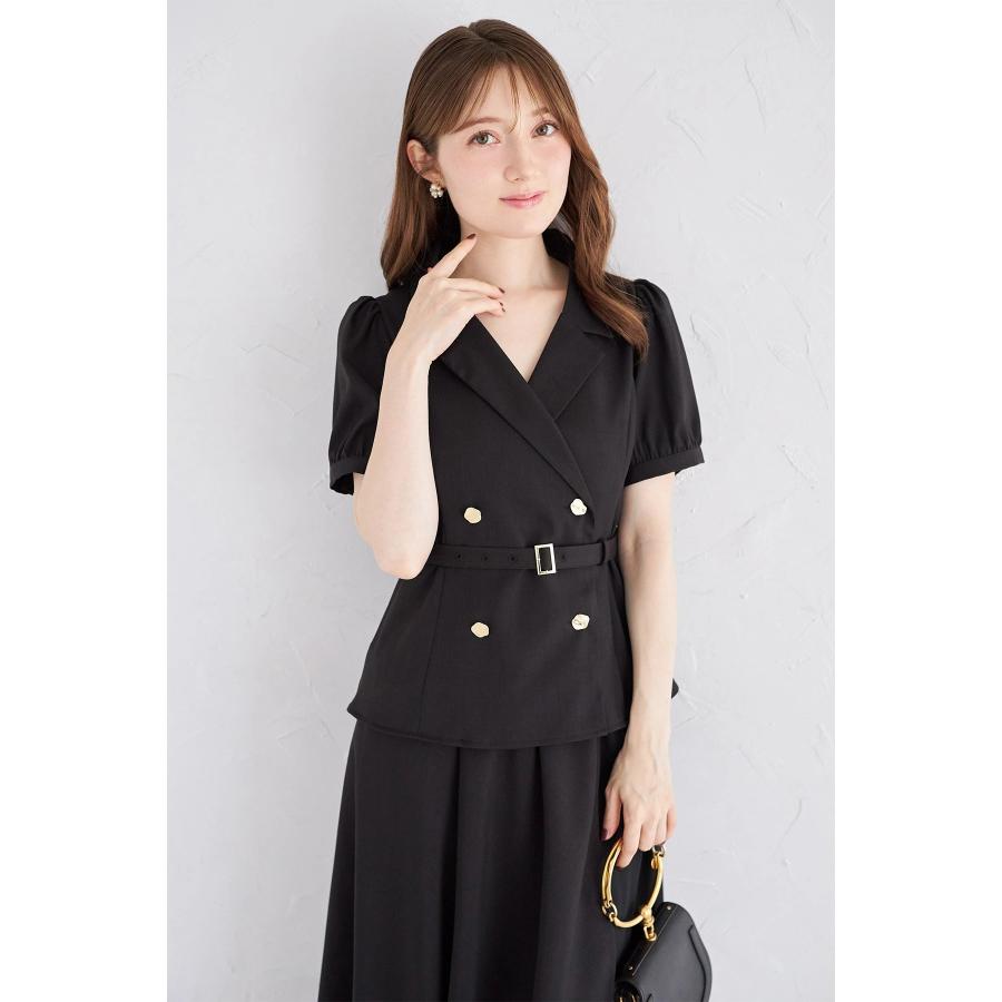 tocco closet（トッコ クローゼット） ベルト付きセットアップ風