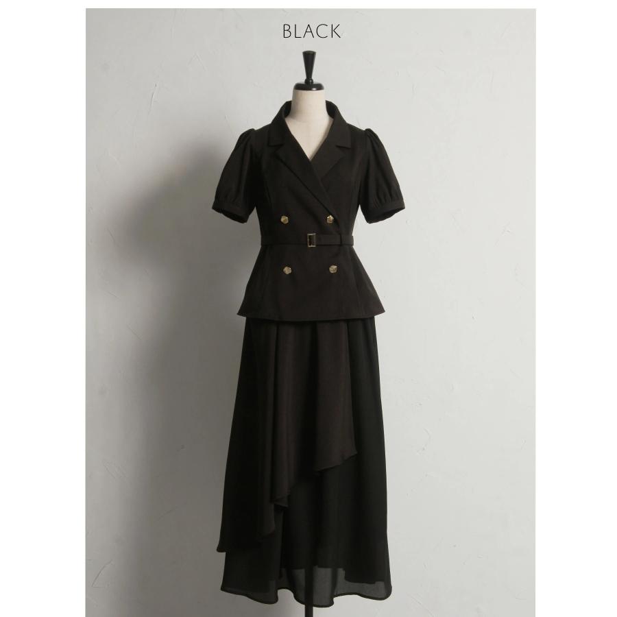 tocco closet（トッコ クローゼット） ベルト付きセットアップ風