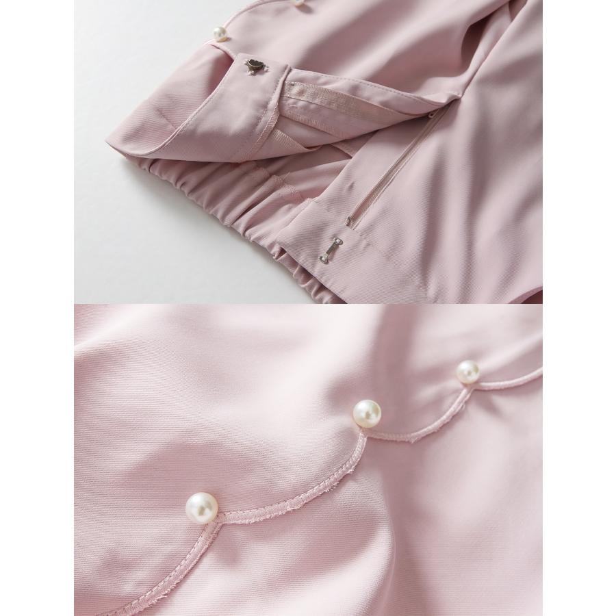 tocco closet（トッコ クローゼット） パール付きサイドスカラップ