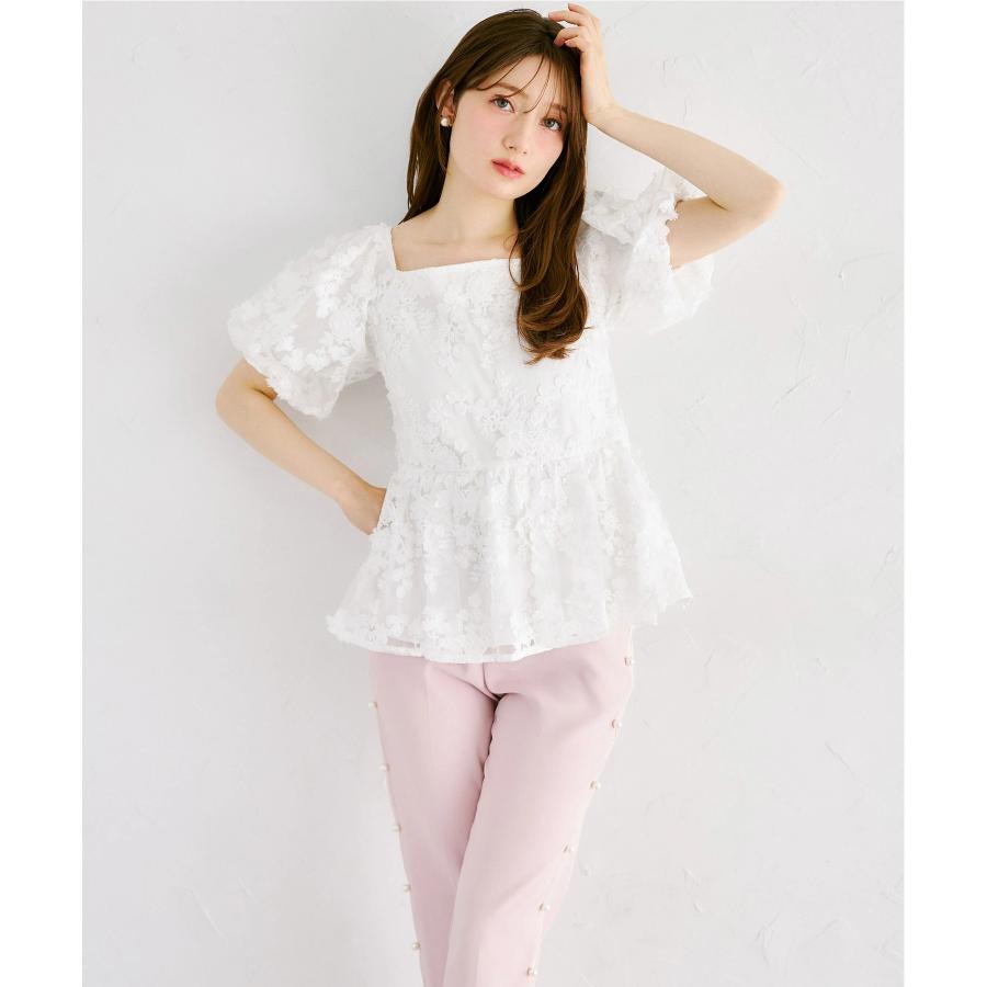 tocco closet（トッコ クローゼット） パール付きサイドスカラップ