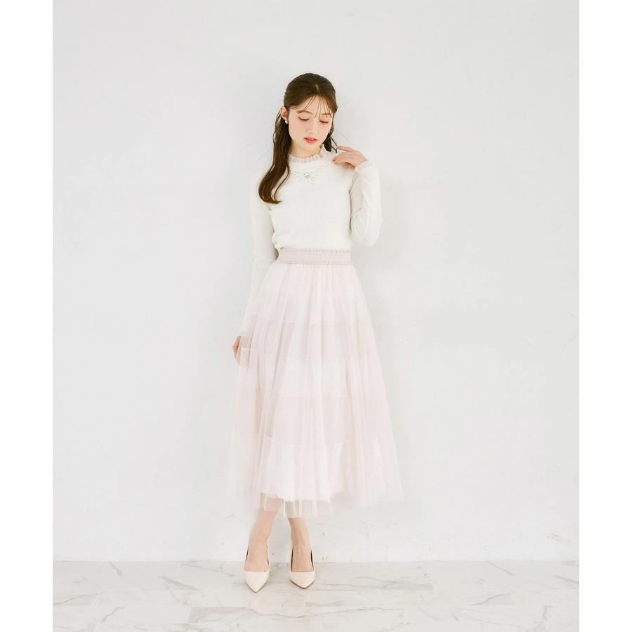 tocco closet（トッコ クローゼット） スパンコールミックスレース