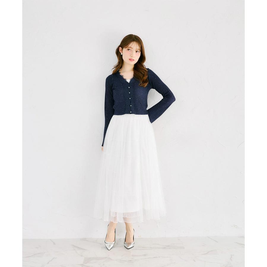 tocco closet（トッコ クローゼット） スパンコールミックスレース