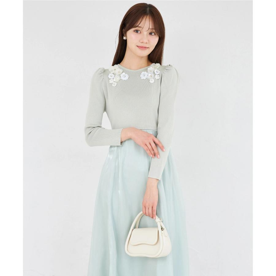tocco closet（トッコ クローゼット） ウエストリボン付きフラワー