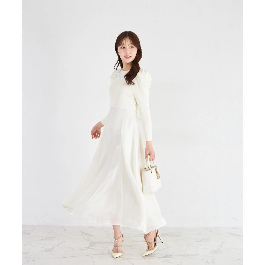 tocco closet（トッコ クローゼット） ウエストリボン付きフラワー