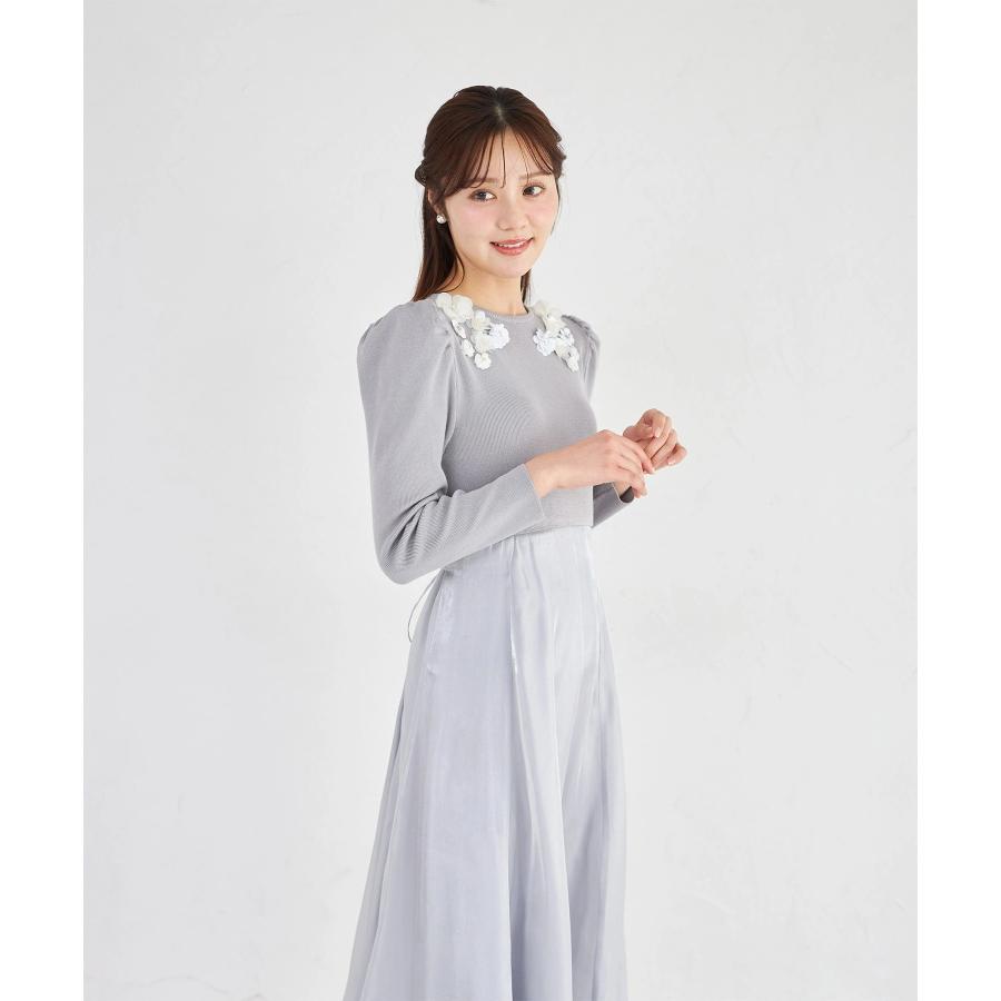 tocco closet（トッコ クローゼット） ウエストリボン付きフラワー